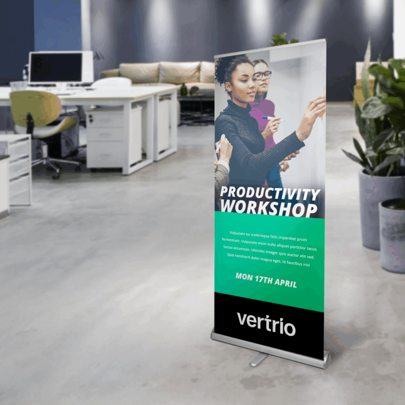 Roll up banners