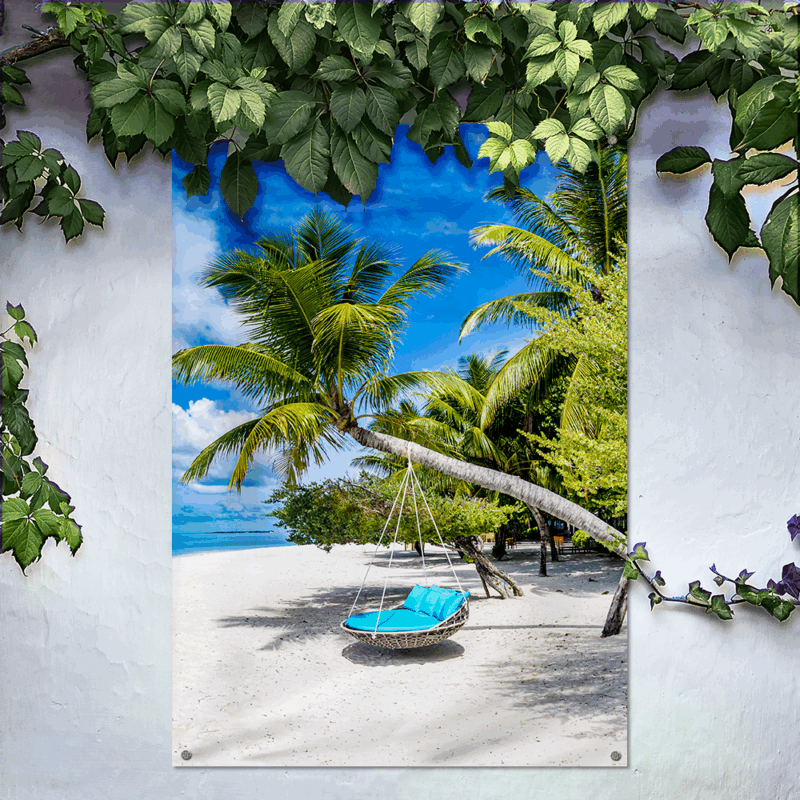 Tuinposter met print