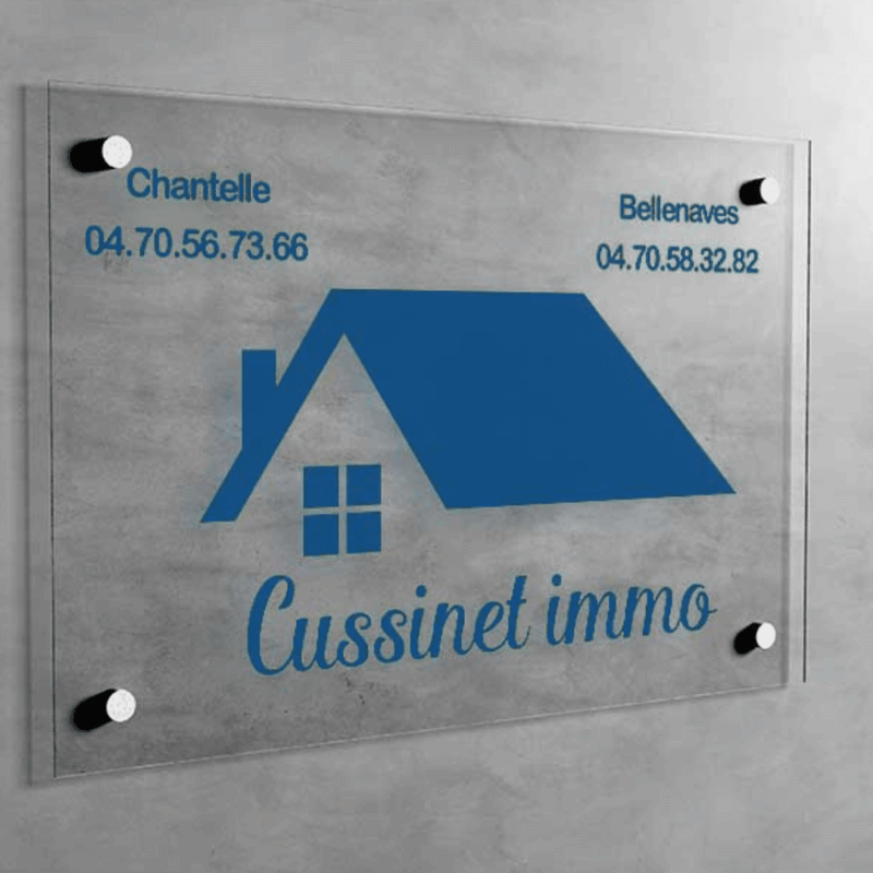 Plexiglas met print